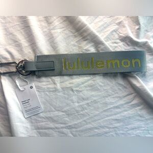 Lululemon Gray Never Lost Keychain Brand New